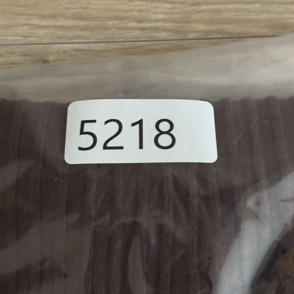 Aeropostale Sweater Juniors Large Brown Ribbed Henley AERO‎ 80s 90s Y2K Vintage - Picture 9 of 9